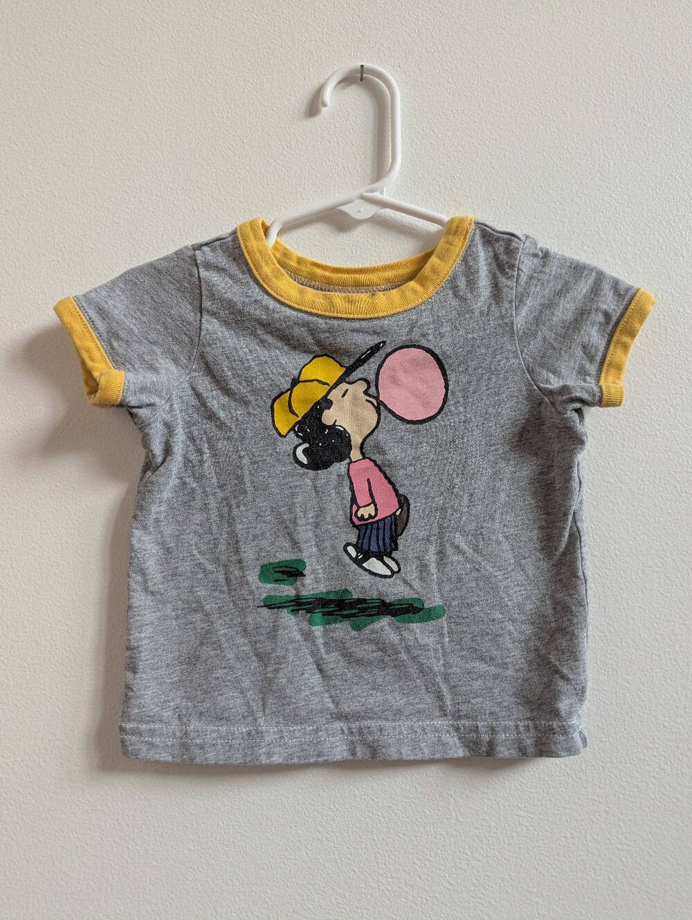 Hanna Andersson Peanuts Shirt Baby 6-12m Gray Lucy